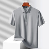 Men’s Summer Solid Color Business T-Shirt