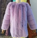 Women’s Faux Fur Long Jacket