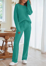 Long-Sleeve 2-Piece Thick Warm Set