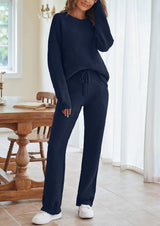 Long-Sleeve 2-Piece Thick Warm Set