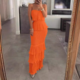 Women’s Sleeveless Floor-Length Sporty Dress