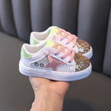 Girls’ Glitter Star Slip-On Shoes