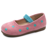 Girls’ Polka Dot Mary Jane Ballet Flats
