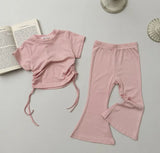 Kids Round Neck Two-Piece Set