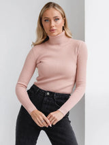 Basic Turtleneck Knitted Sweater