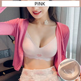 Wirefree Colorful Heart Bra