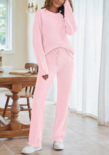 Long-Sleeve 2-Piece Thick Warm Set