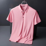 Men’s Summer Solid Color Business T-Shirt