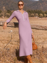 Women’s Long-Sleeve Knit Bodycon Dress
