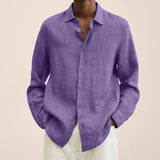 Men’s Long Sleeve Linen Shirt