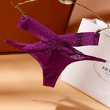 Low-Waisted Ice Silk Seamless Thong