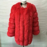 Women’s Faux Fur Long Jacket