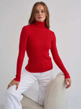Basic Turtleneck Knitted Sweater