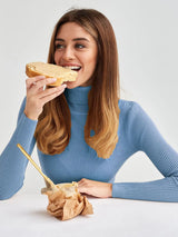 Basic Turtleneck Knitted Sweater