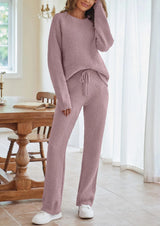 Long-Sleeve 2-Piece Thick Warm Set