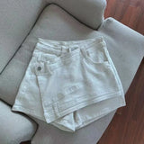 Kids' Solid Denim Shorts
