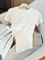 Women’s Irregular Hem Casual Top