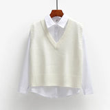 Women’s V-Neck Knit Vest