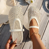 Women’s Hollow Net Slip-On Loafers