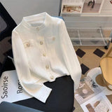 Women’s Loose Long Sleeve Knitted Cardigan