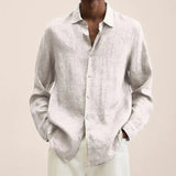 Men’s Long Sleeve Linen Shirt