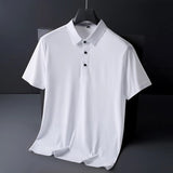 Men’s Summer Solid Color Business T-Shirt