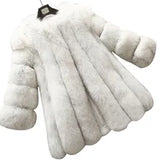 Women’s Faux Fur Long Jacket