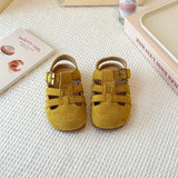Kids’ Suede Slip-On Summer Sandals
